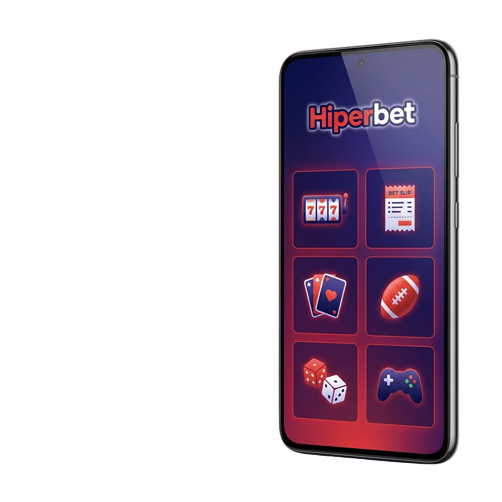 Aplicativo Hiperbet para Android gratuito para apostas esportivas e jogos de cassino mobile