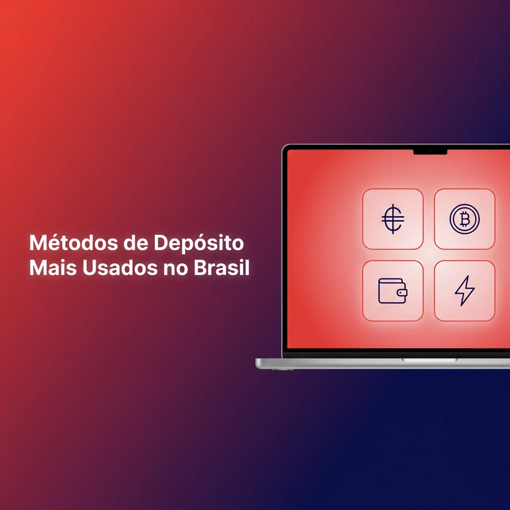 Brazilian payment methods icons: Pix, bank transfer, Visa/Mastercard, boleto, digital wallet, and cryptocurrencies